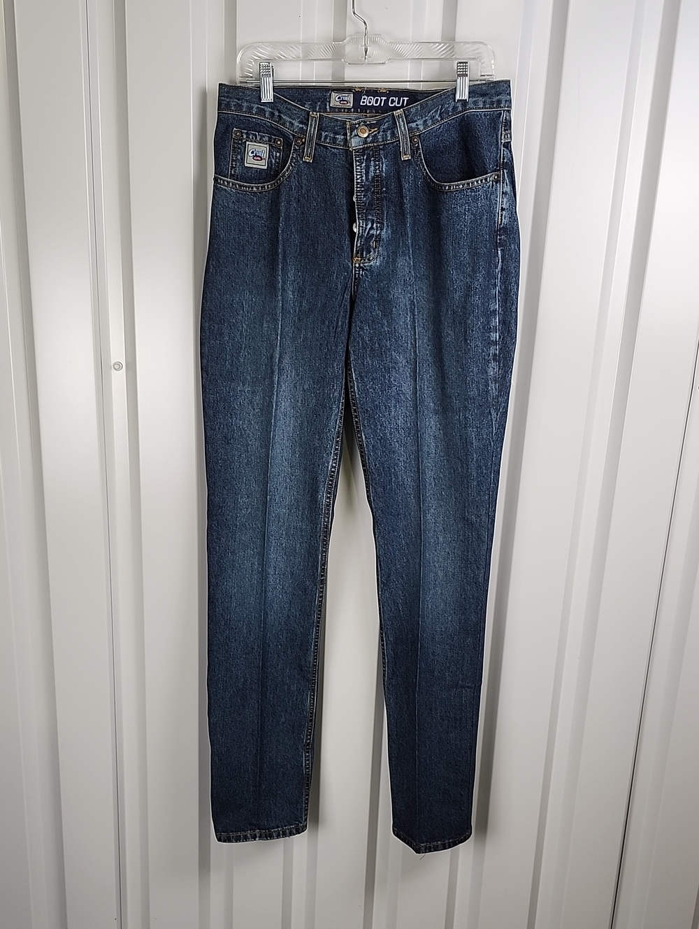 Cruel Girl Womens Dark Blue **Boot Cut Jeans Size 11 Long **Please Read, Altered